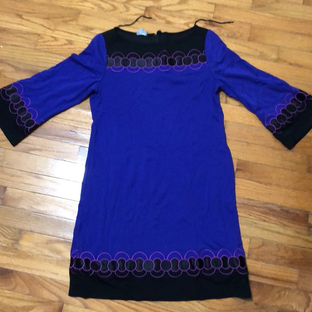 Muse Purple Long Sleeve Dress